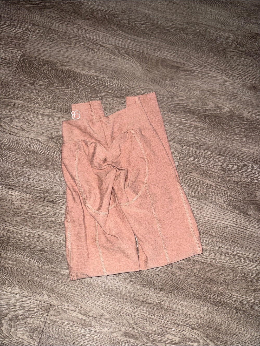 Bombshell Sportswear Dusty Pink Tan Uplift High Waisted Leggings